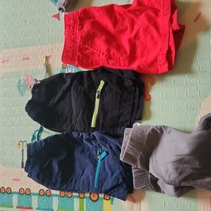 4 pack of baby shorts